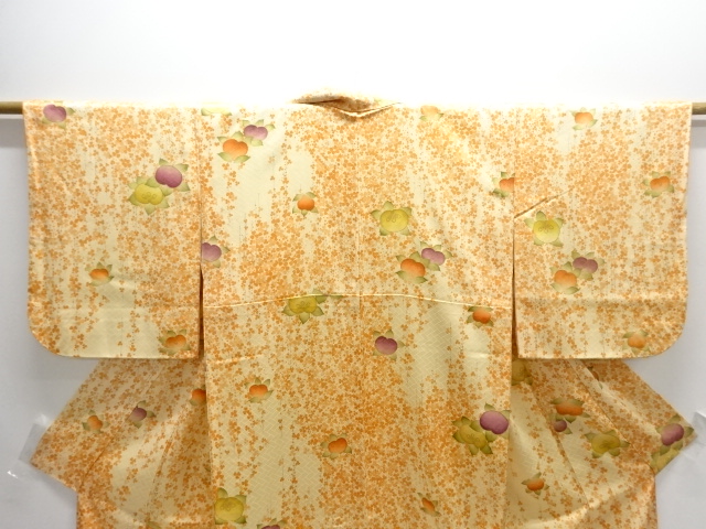  橘模様小紋着物